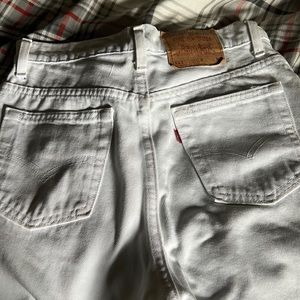 Levi white jeans